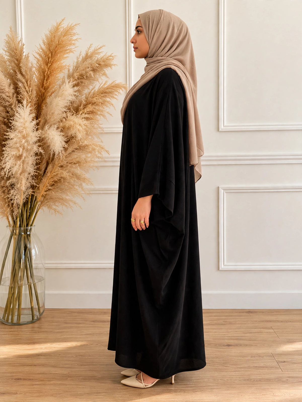 AREBIYAN KAFTAN ABAYA | BLACK
