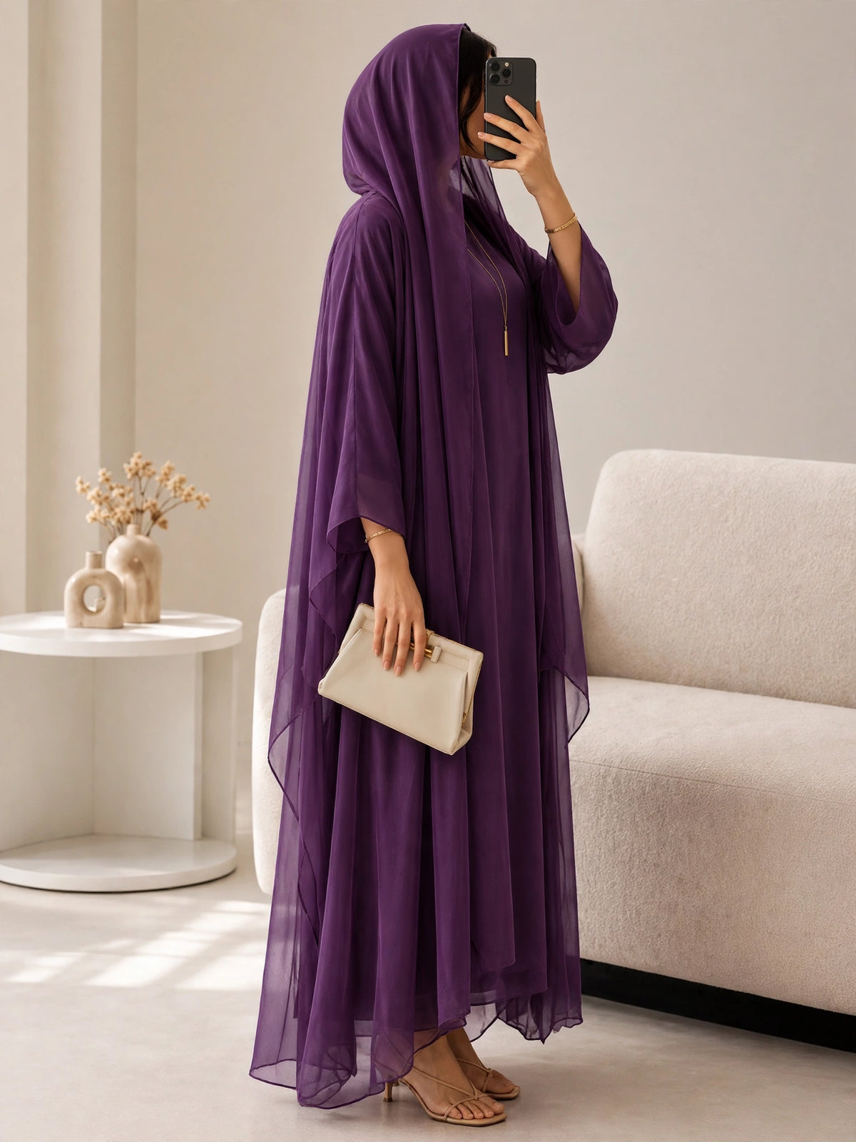 EZZAH DS ABAYA | PURPLE