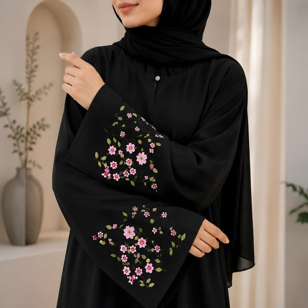 ROOHA EMBROIDERY ABAYA | S-8