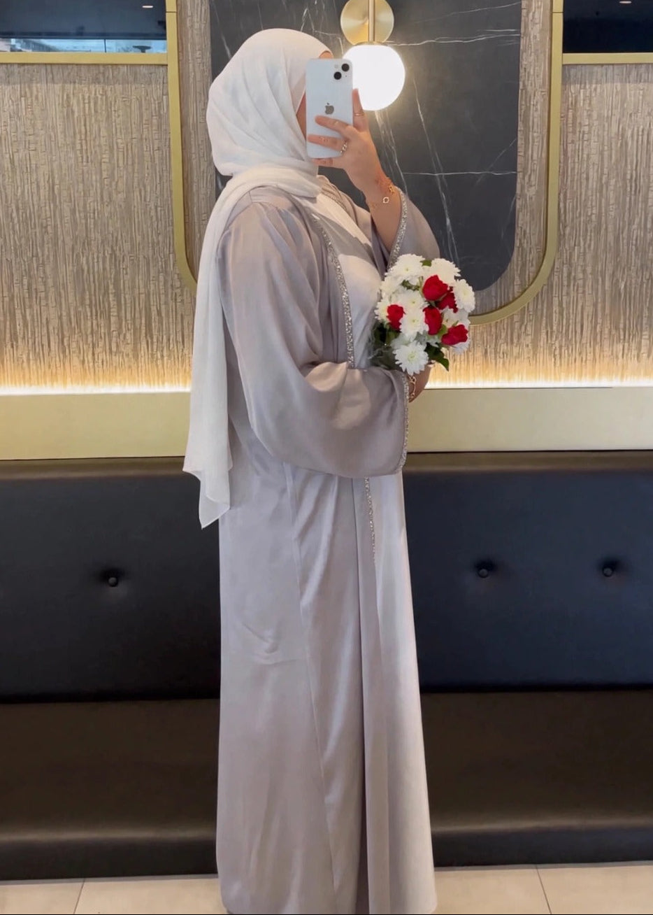 GOLDEN LUXE SHRUG ABAYA |