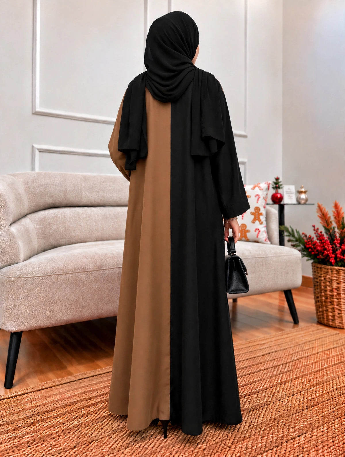 REEBA FULLY CLOSED ABAYA | COLLER BROWN