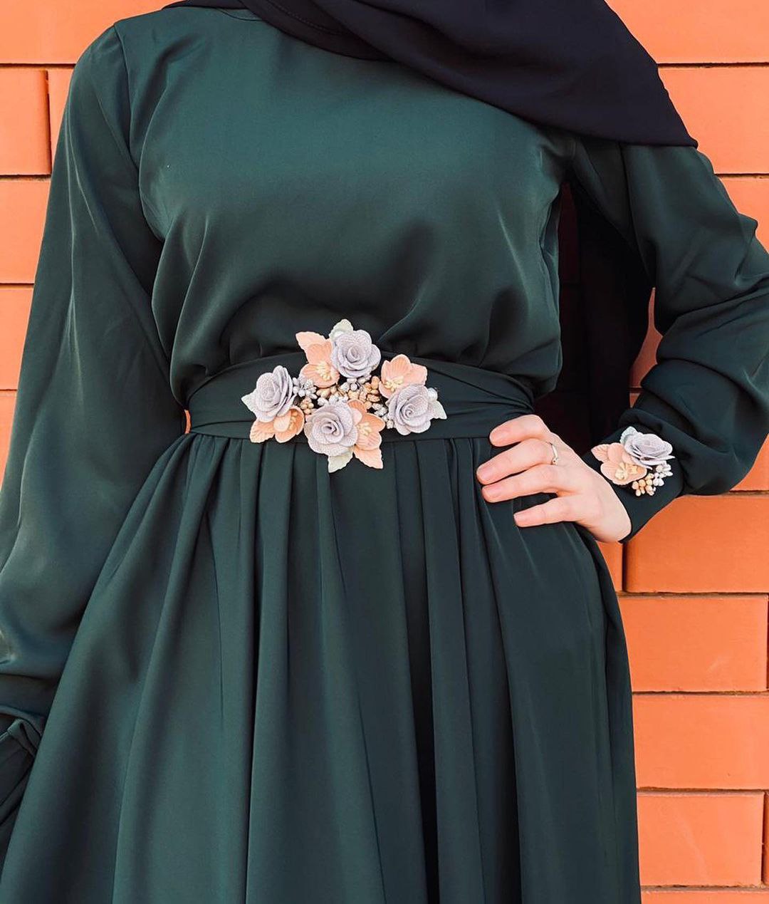 ALAYA CLASSIC BROACH ABAYA | TEAL