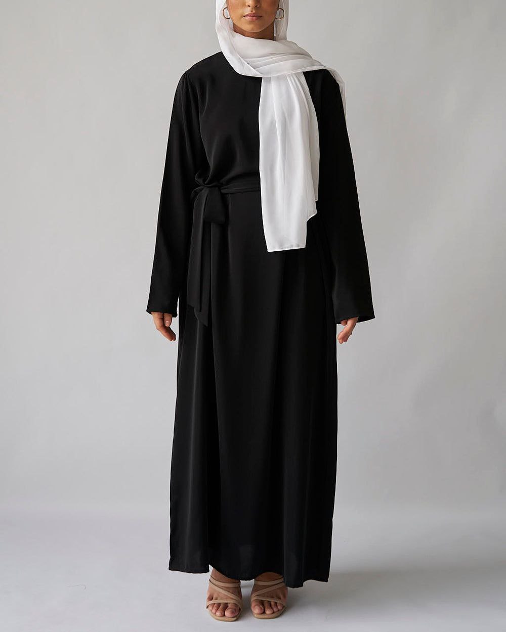 MAIRA PLAIN BASIC ABAYA |  BLACK