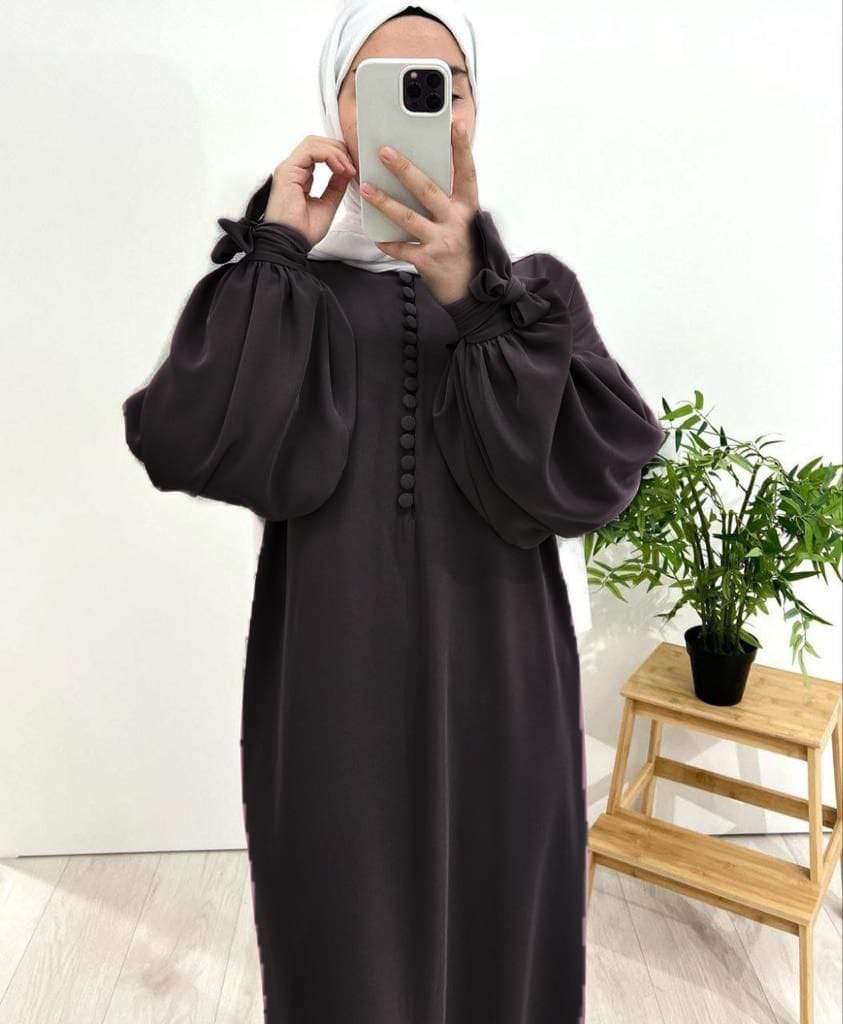 TASMIYA CUFFED SLEEVES ABAYA