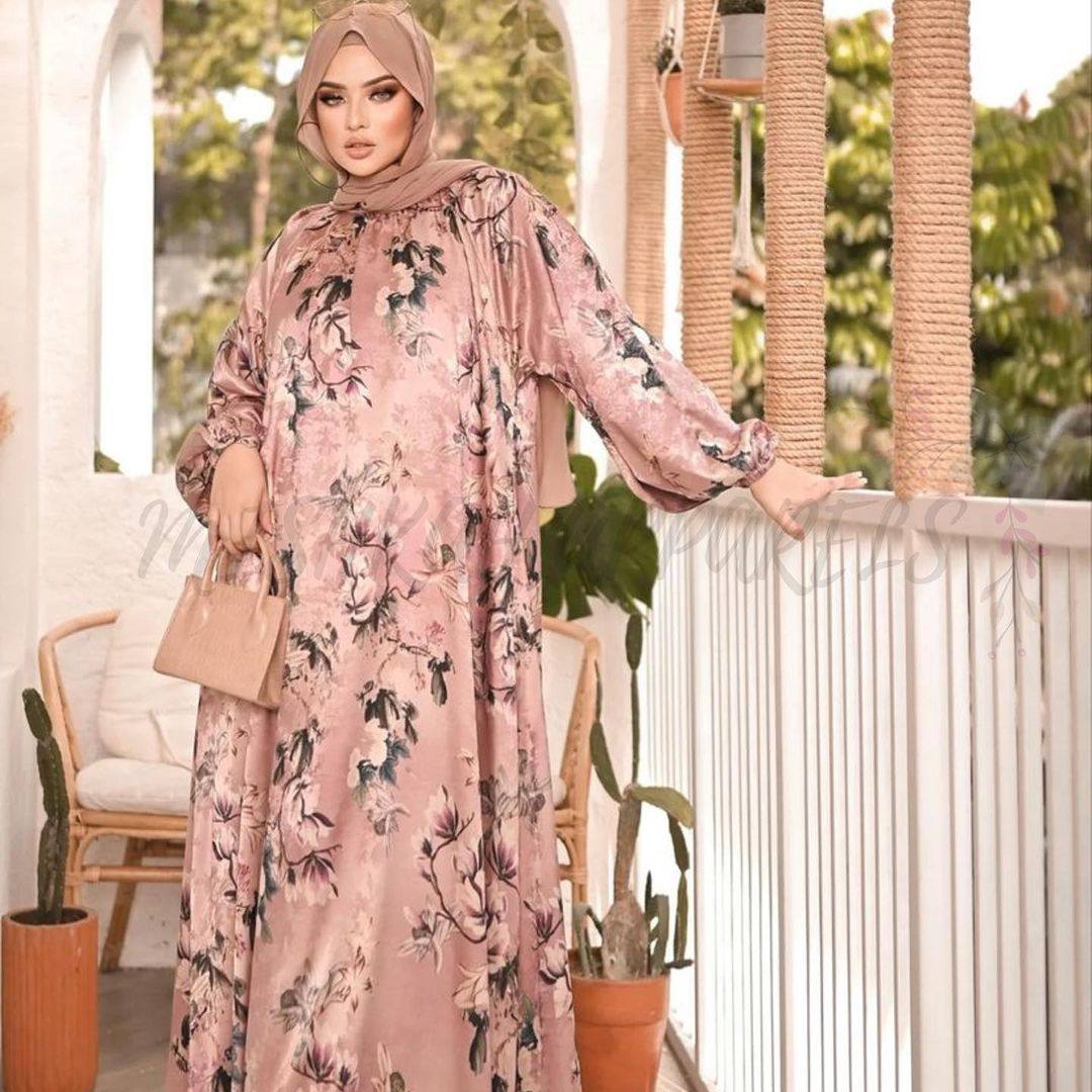 ALIZA PRINTED ABAYA | SHADE 12