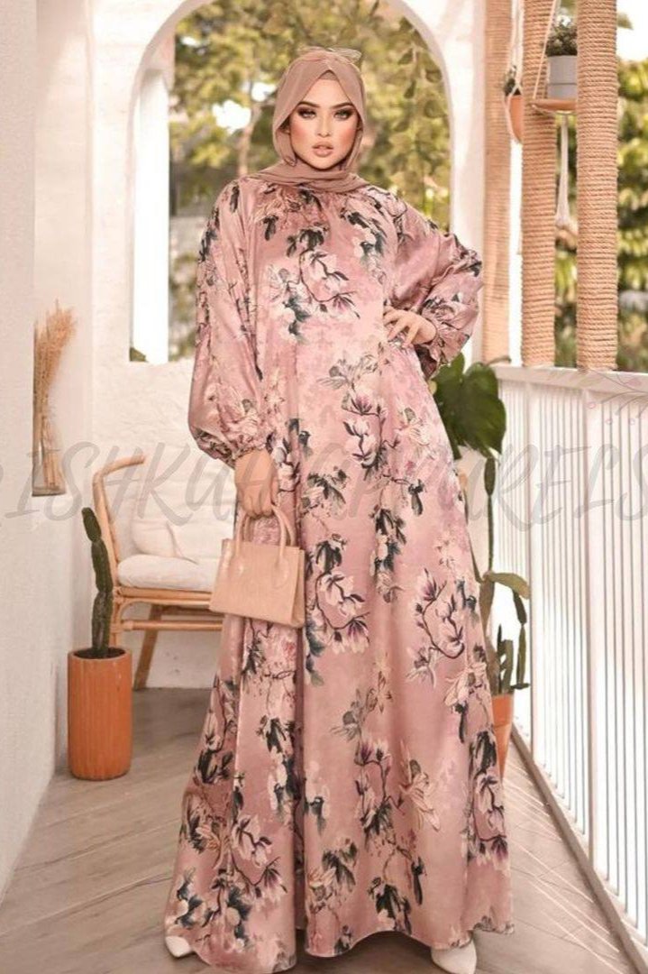 ALIZA PRINTED ABAYA | SHADE 12