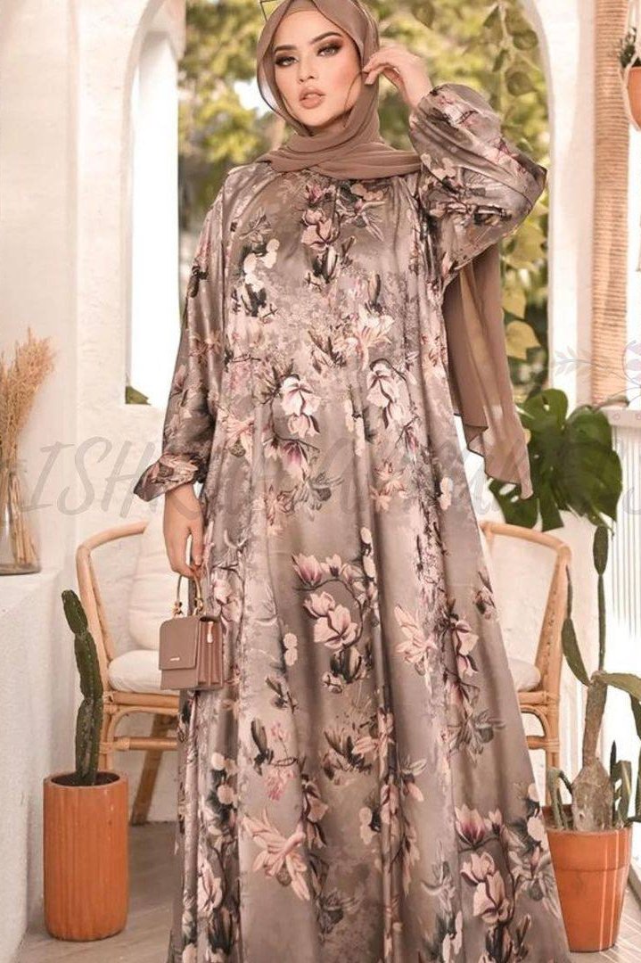 ALIZA PRINTED ABAYA | SHADE 10