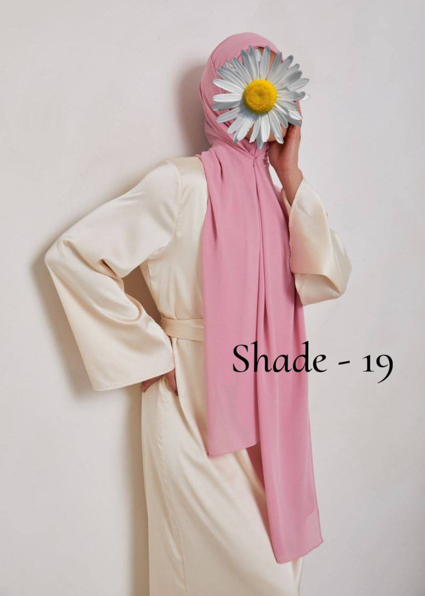 MALESHIAN CHIFFON STOLES | SHADE - 19