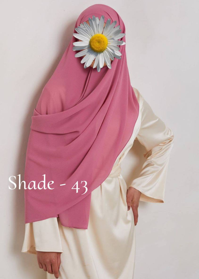 MALESHIAN CHIFFON STOLES | SHADE - 43