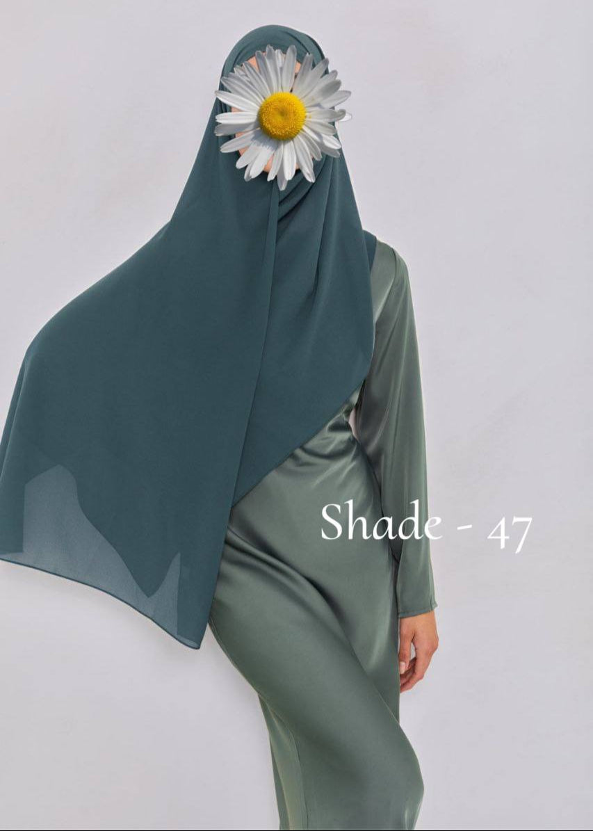MALESHIAN CHIFFON STOLES | SHADE - 47