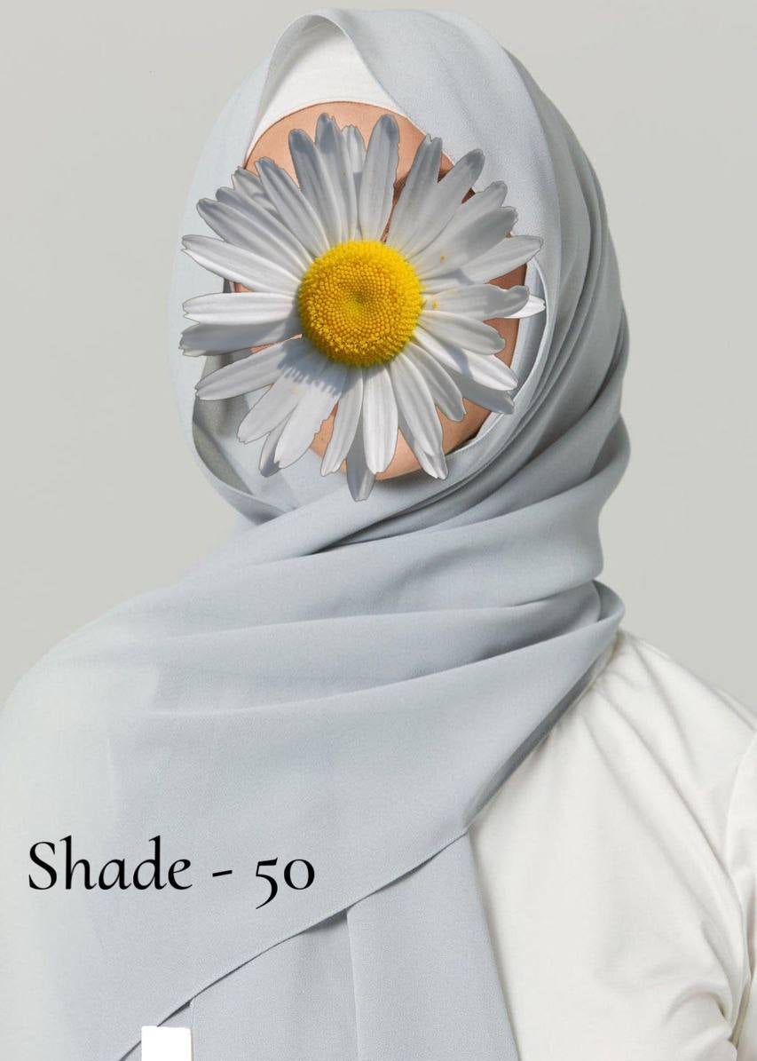 MALESHIAN CHIFFON STOLES | SHADE - 50