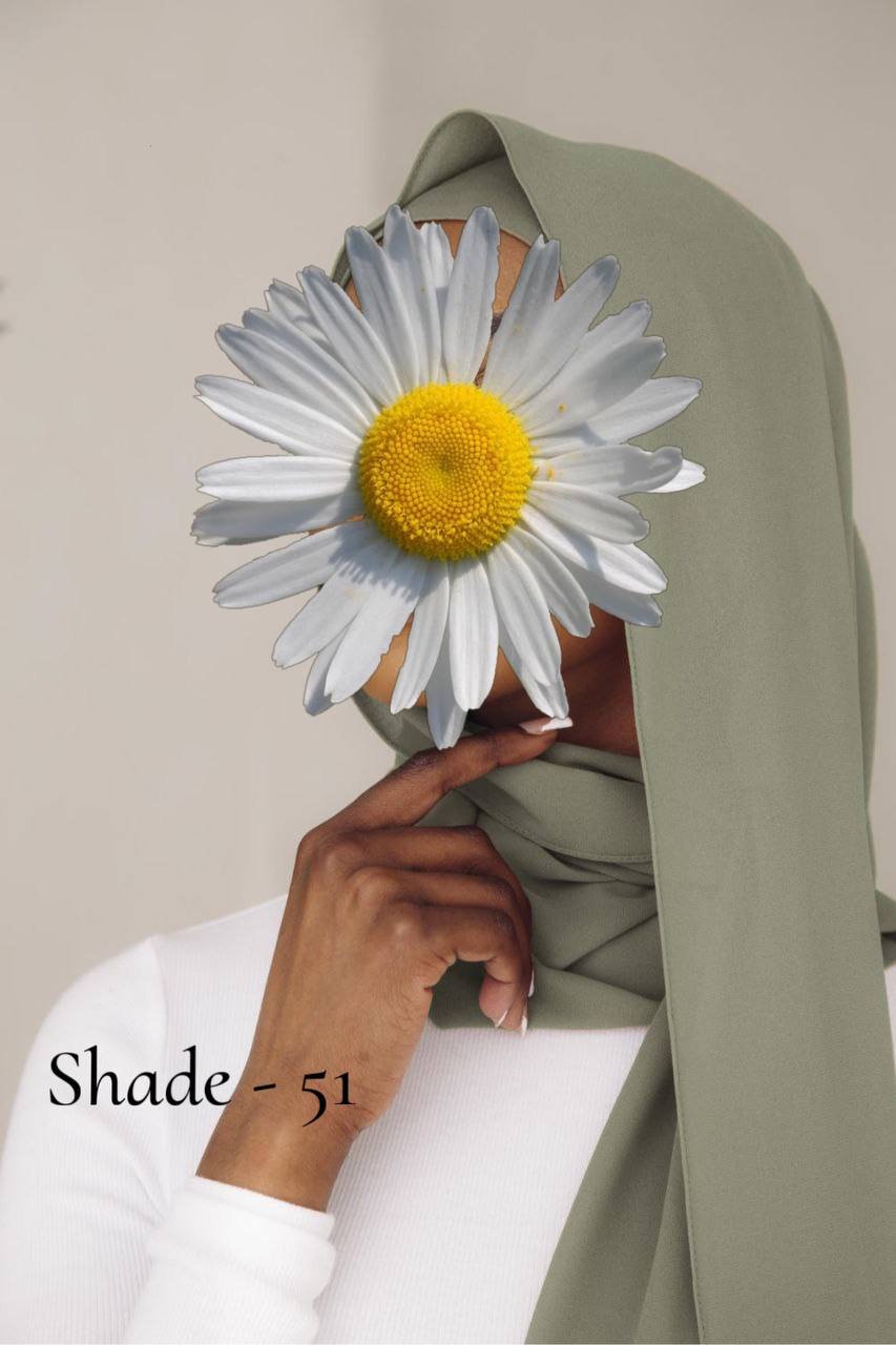 MALESHIAN CHIFFON STOLES | SHADE - 51