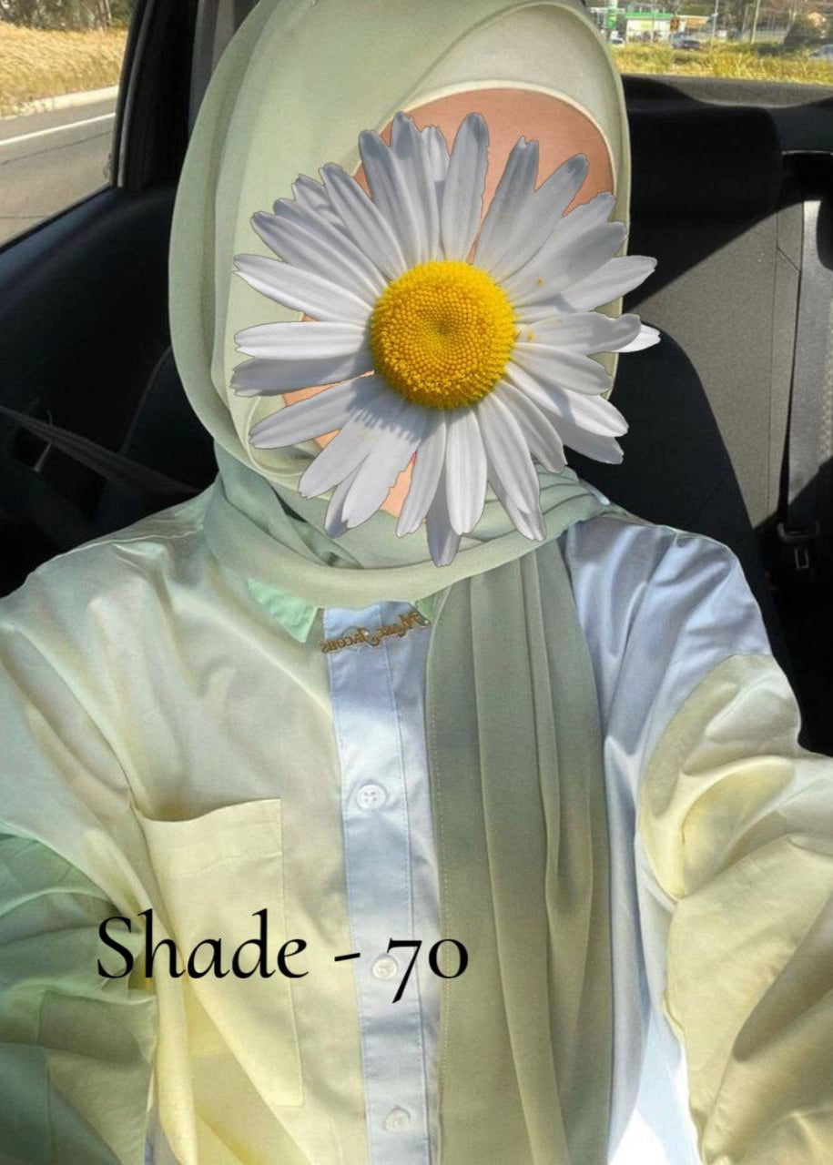 MALESHIAN CHIFFON STOLES | SHADE - 70