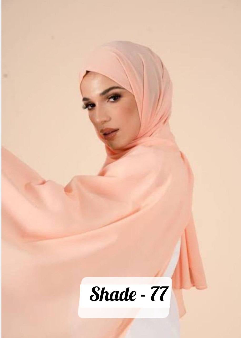 MALESHIAN CHIFFON STOLE | SHADE - 77