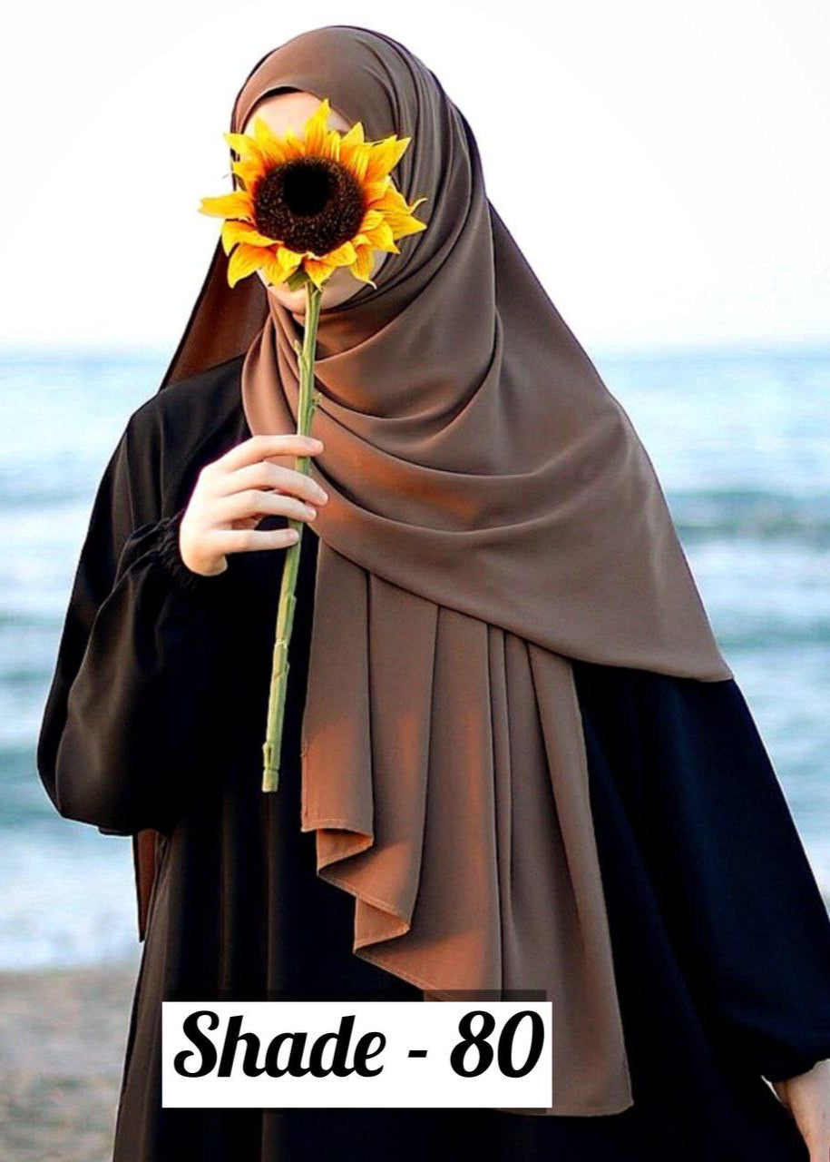 MALESHIAN CHIFFON STOLE | SHADE - 80