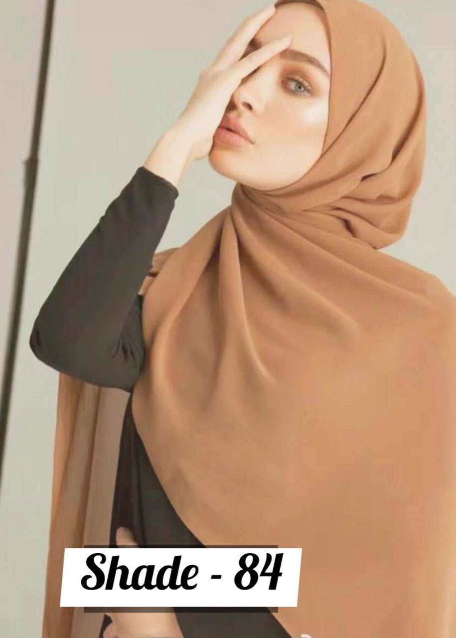 MALESHIAN CHIFFON STOLE | SHADE - 84