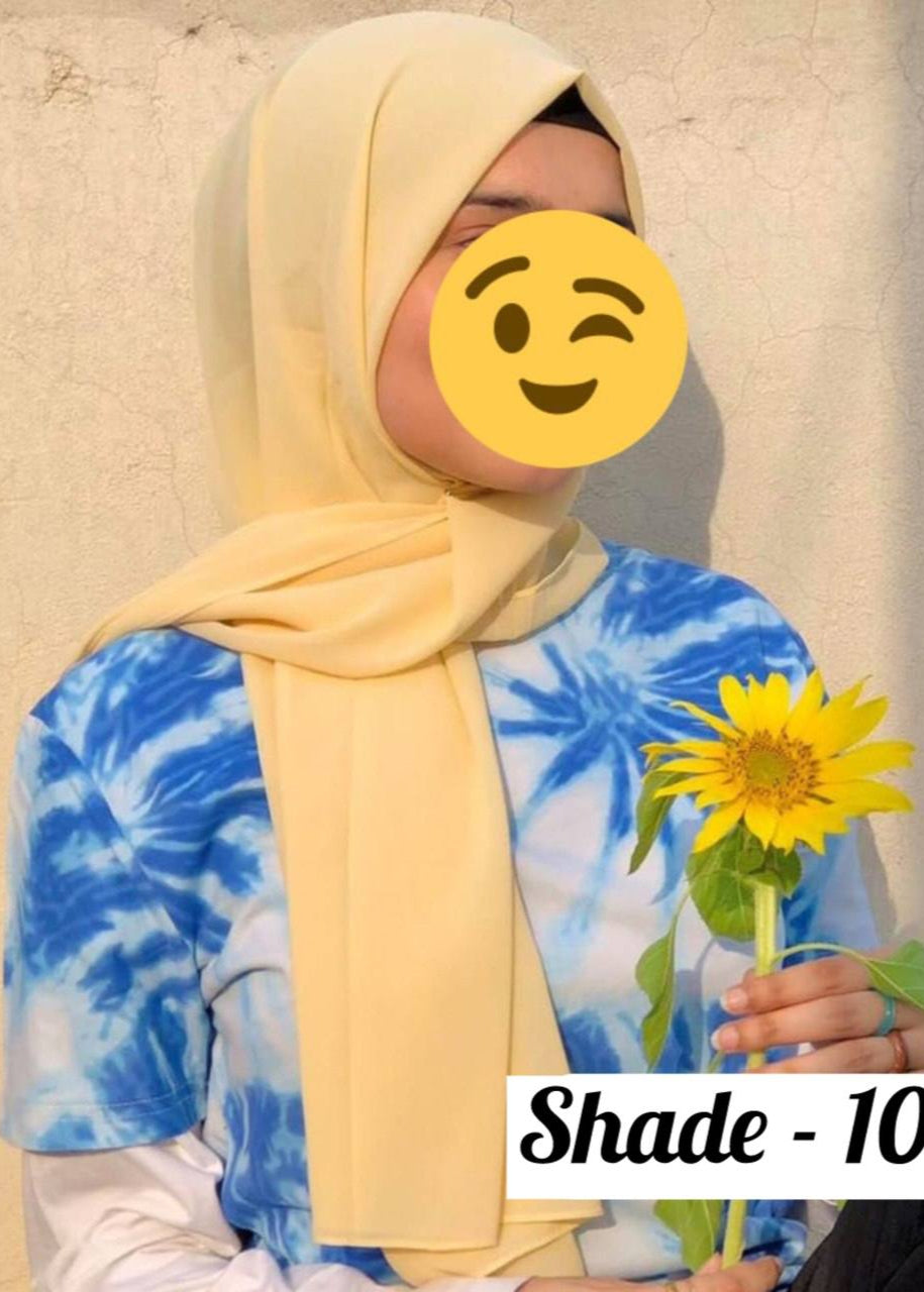 Maleshian Chiffon Stoles ( SHADE - 108 )