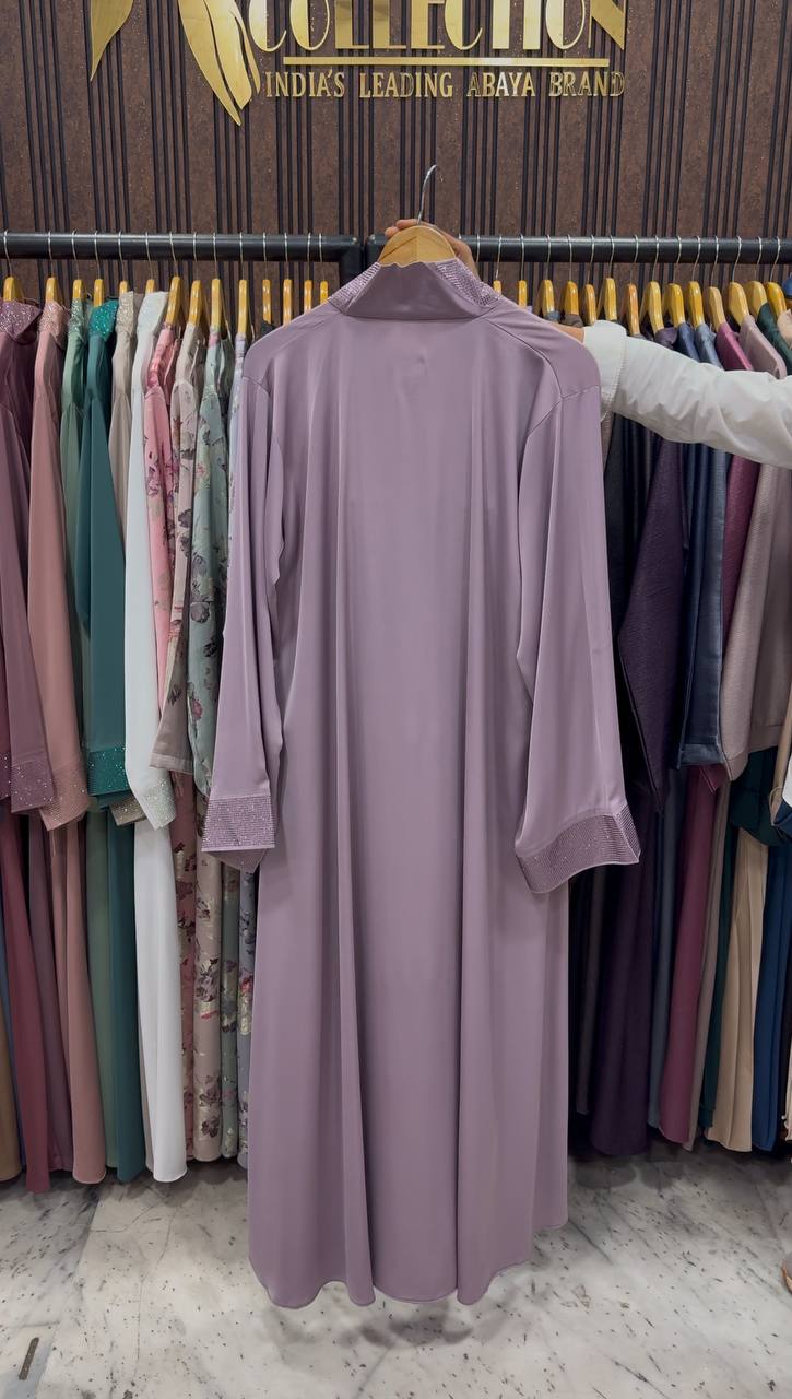 URMISH STONE WORK ABAYA | LIL LAVENDER