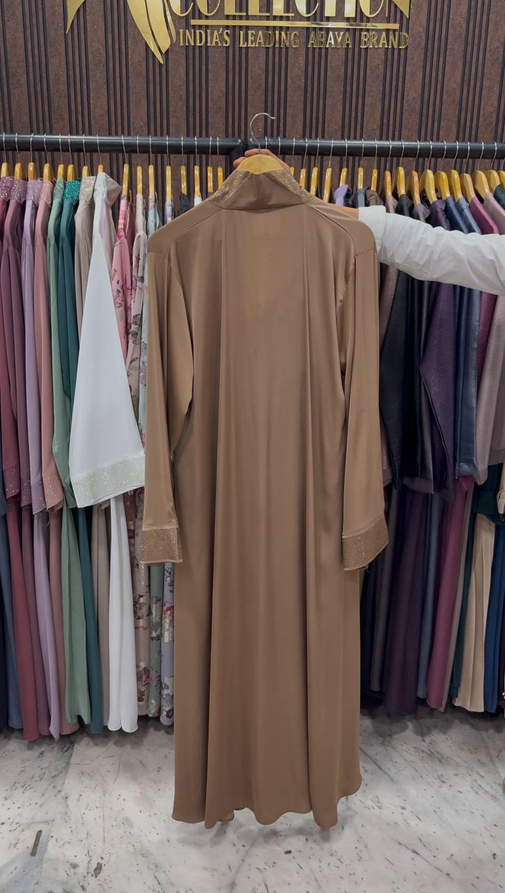 URMISH STONE WORK ABAYA | COPPER