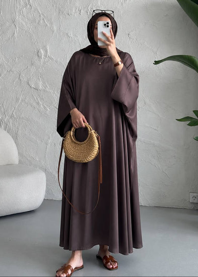 AREBIAN SIMMER KAFTAN ABAYA | PURPLE
