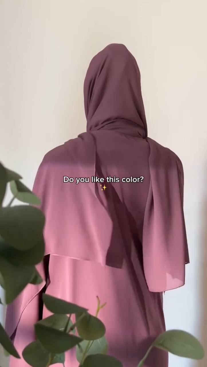 FROZEN DOUBLE SHRUG ABAYA | DUSTY PINK
