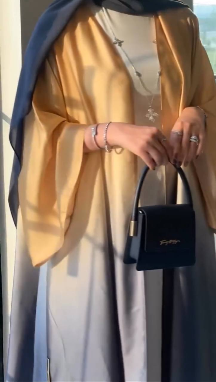 ASNIYA DOUBLE SHRUG ABAYA | BXN