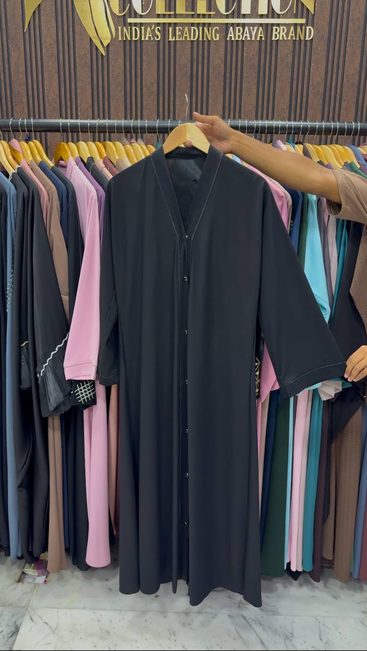 HIBAYAH FRONT OPEN ABAYA | B2B