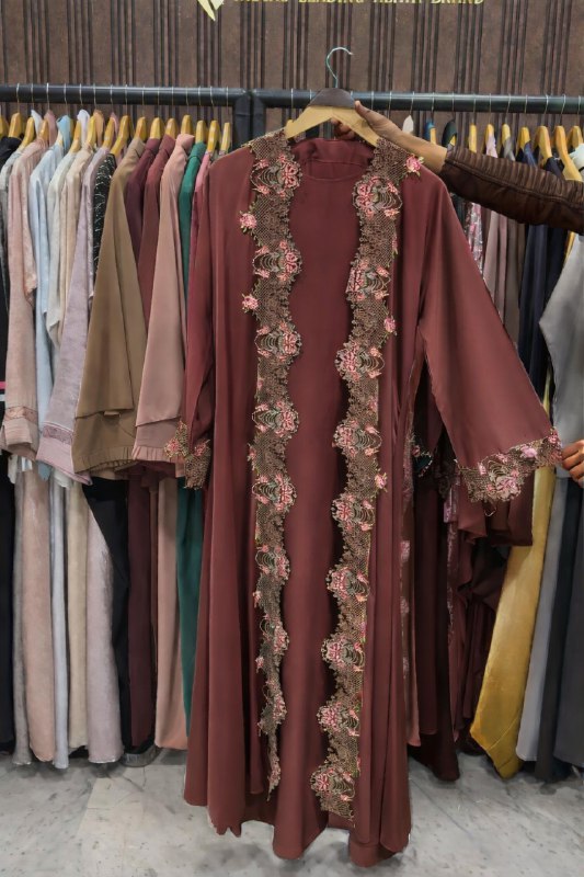 URWA DS ABAYA | DUSTY PINK