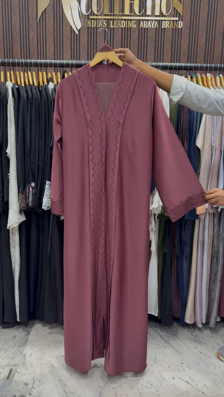 MANNAT KIMONO ABAYA | DUSTY PINK