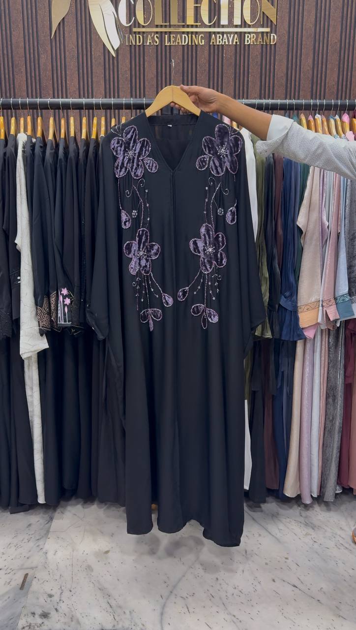 MAAZDA PATCHWORK ABAYA | LAVENDER