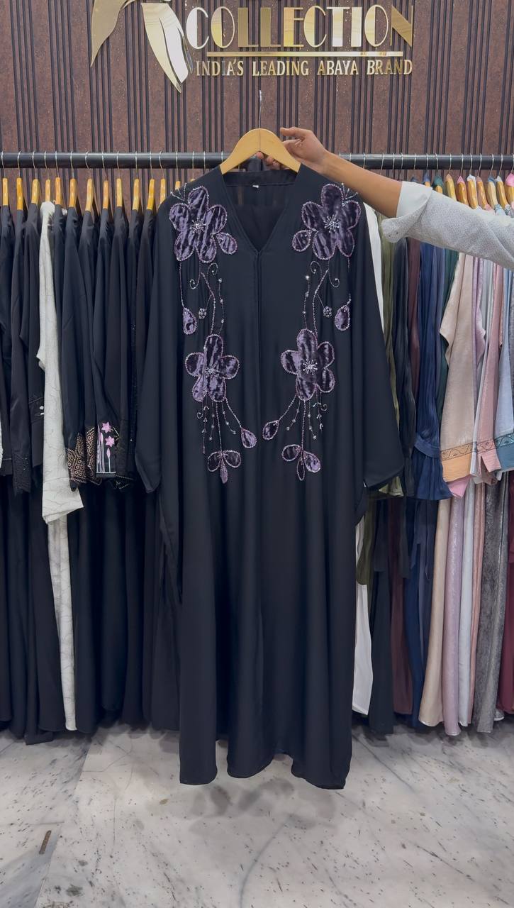 MAAZDA PATCHWORK ABAYA | LAVENDER