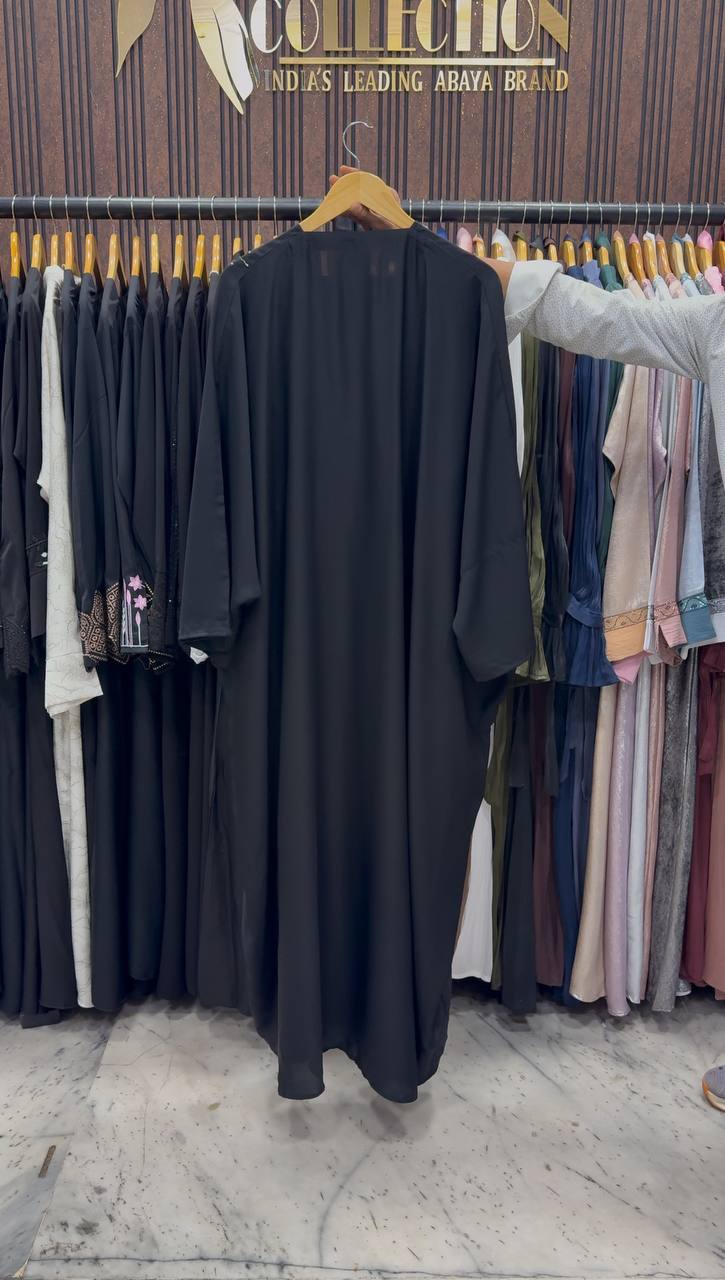 MAAZDA PATCHWORK ABAYA | DARK PINK