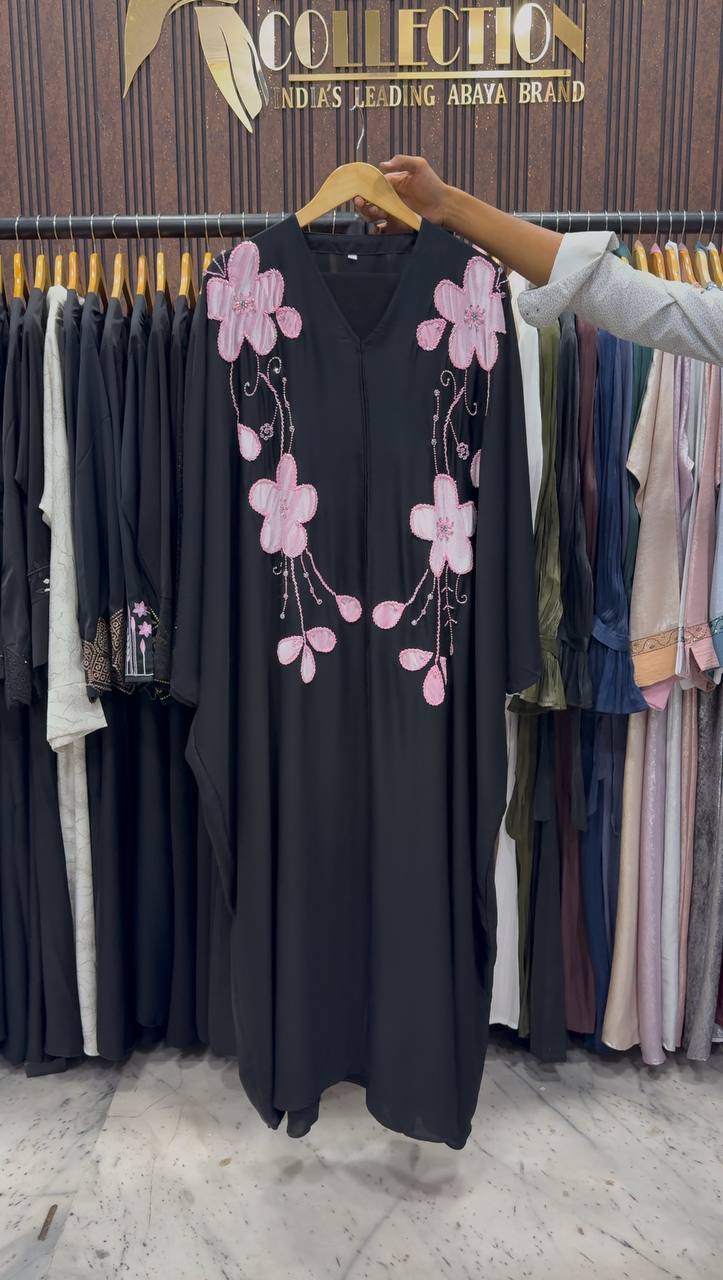 MAAZDA PATCHWORK ABAYA | LITE PINK