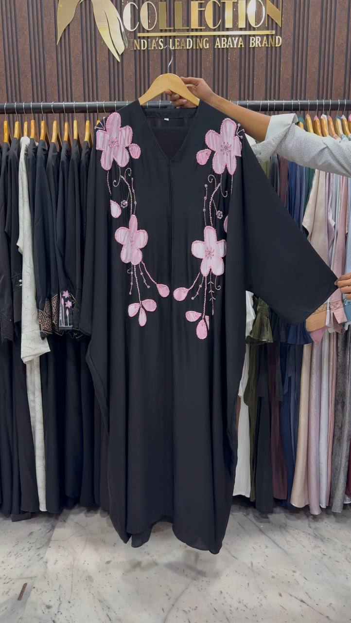 MAAZDA PATCHWORK ABAYA | LITE PINK