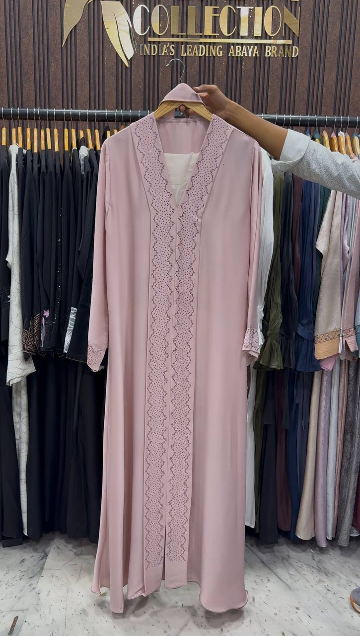 MANNAT KIMONO ABAYA | LITE PINK