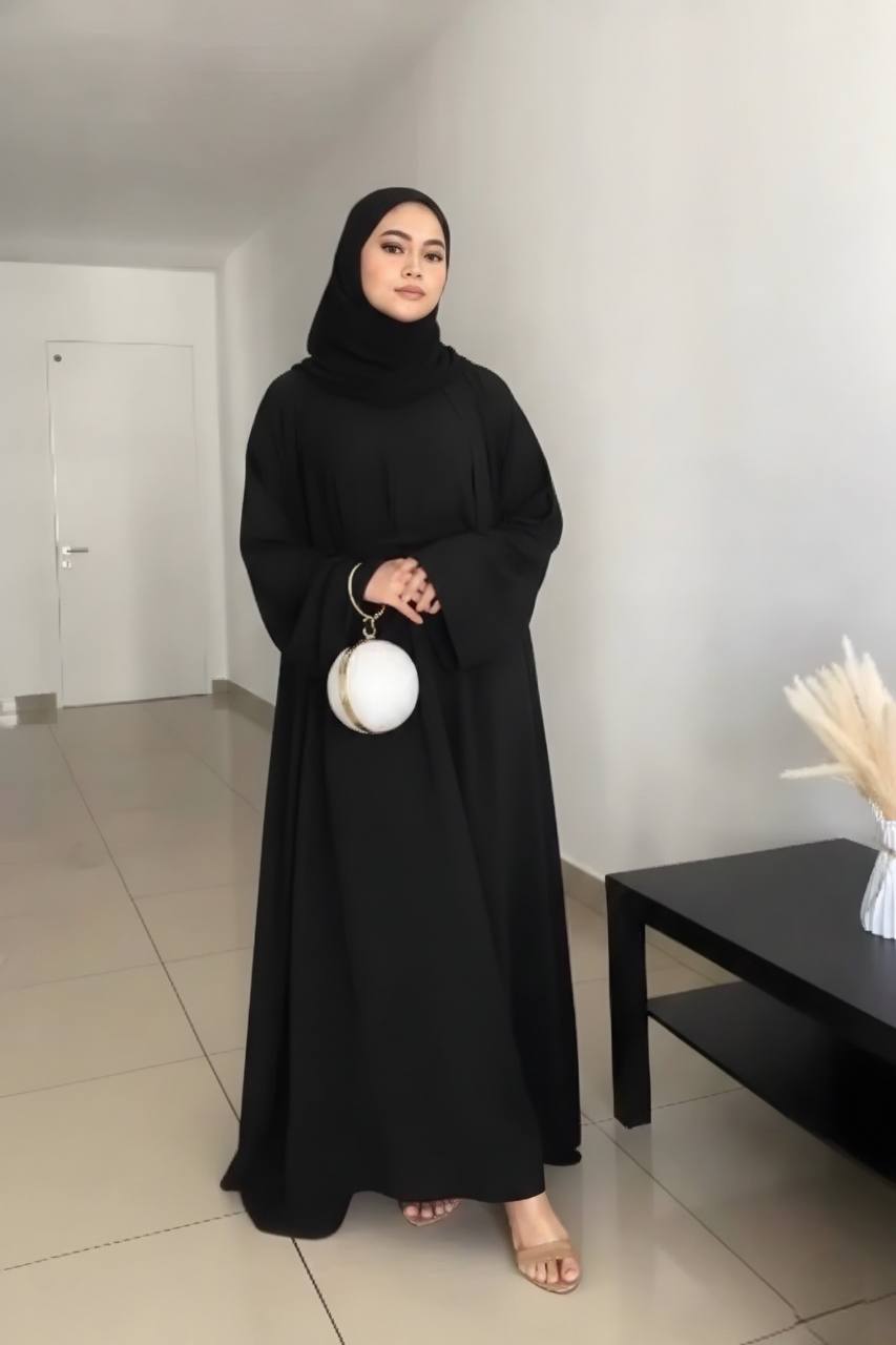ANAM DOUBLE SHRUG ABAYA |