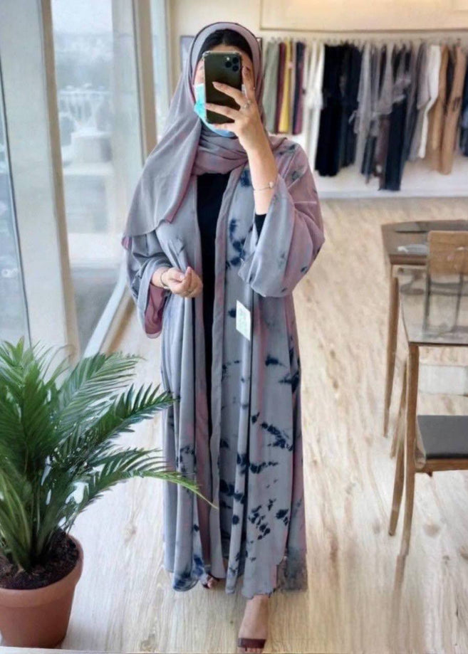 TAI DYE ABAYA | GRAY