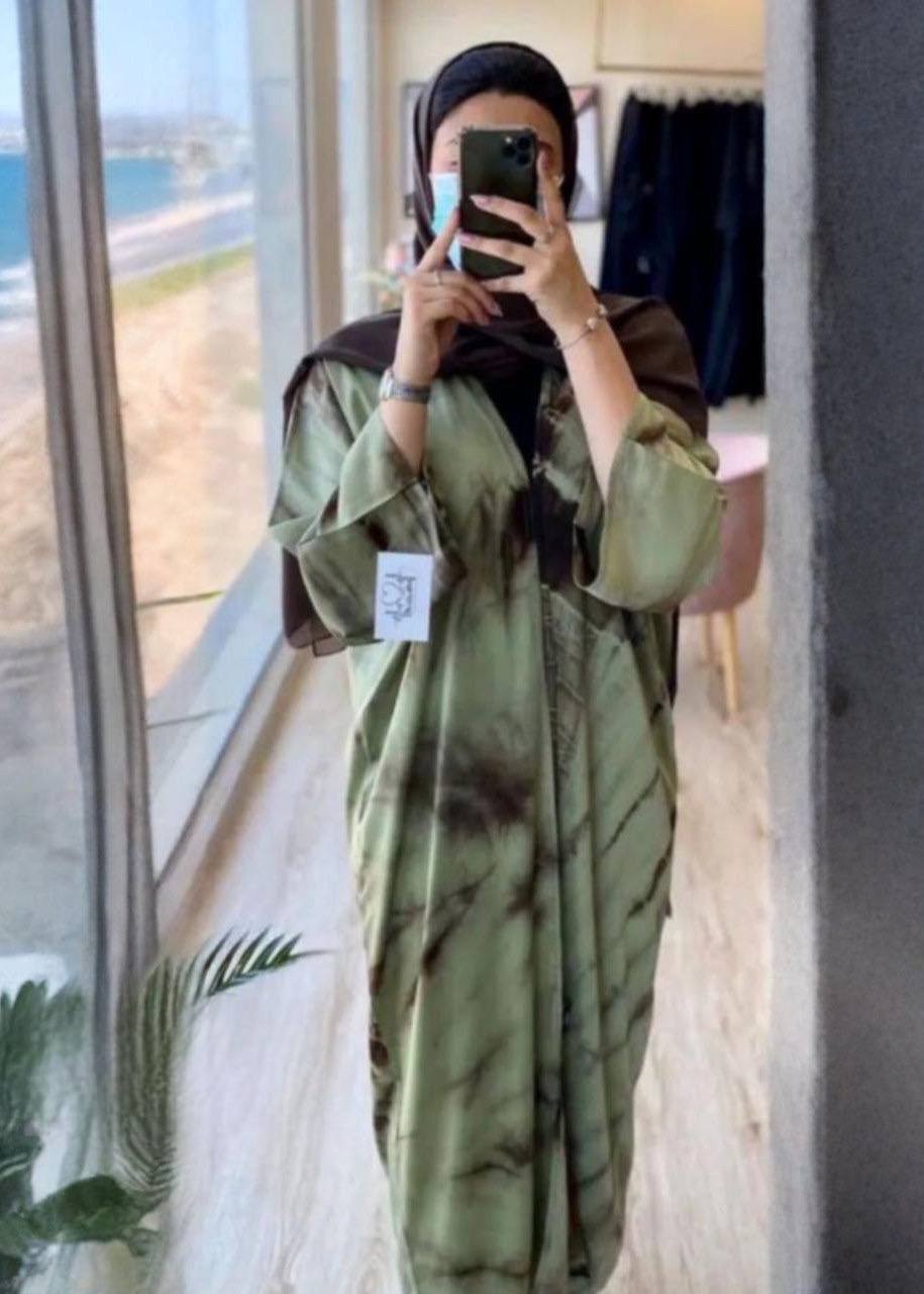 TAI DYE ABAYA | GREEN