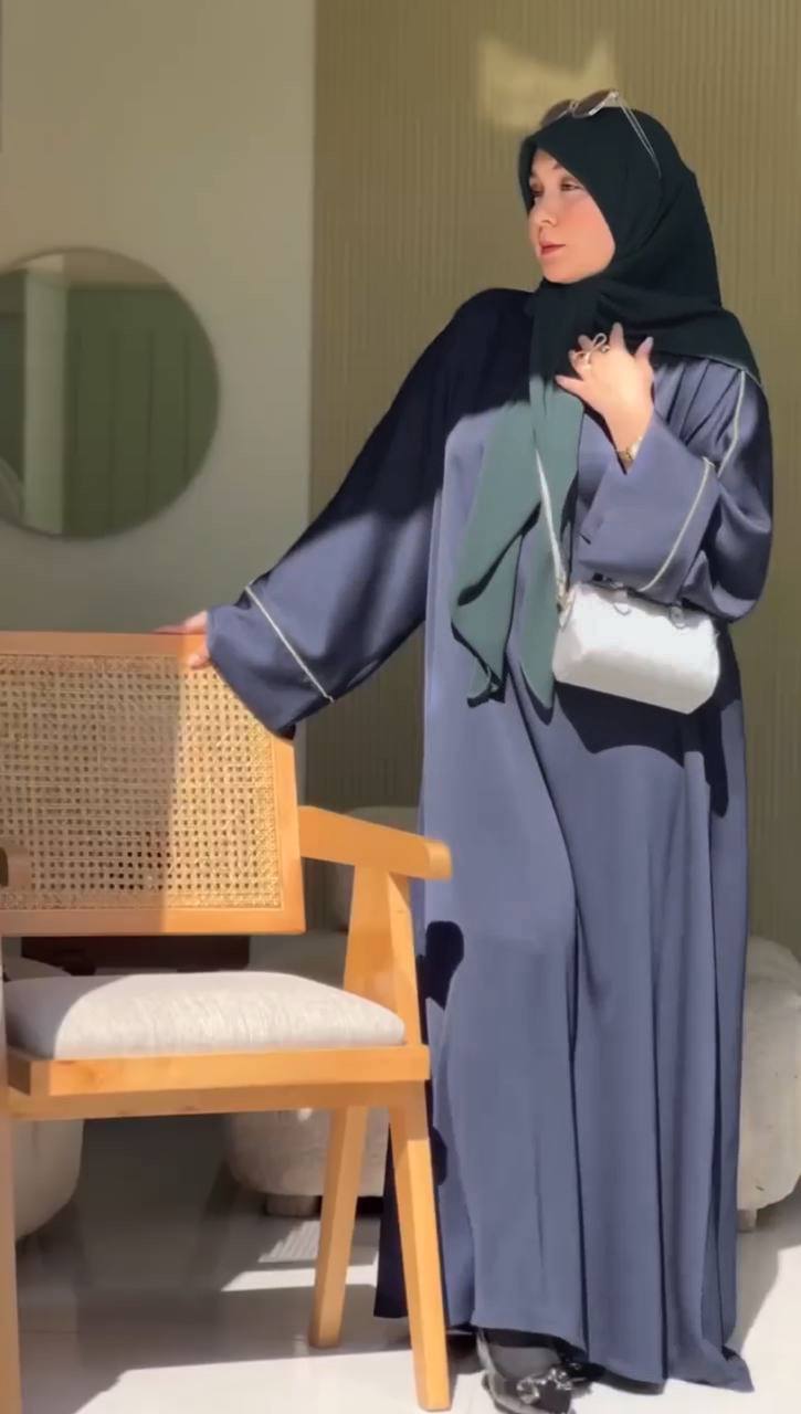 HOORAIN KOREAN ABAYA | DARK GRAY