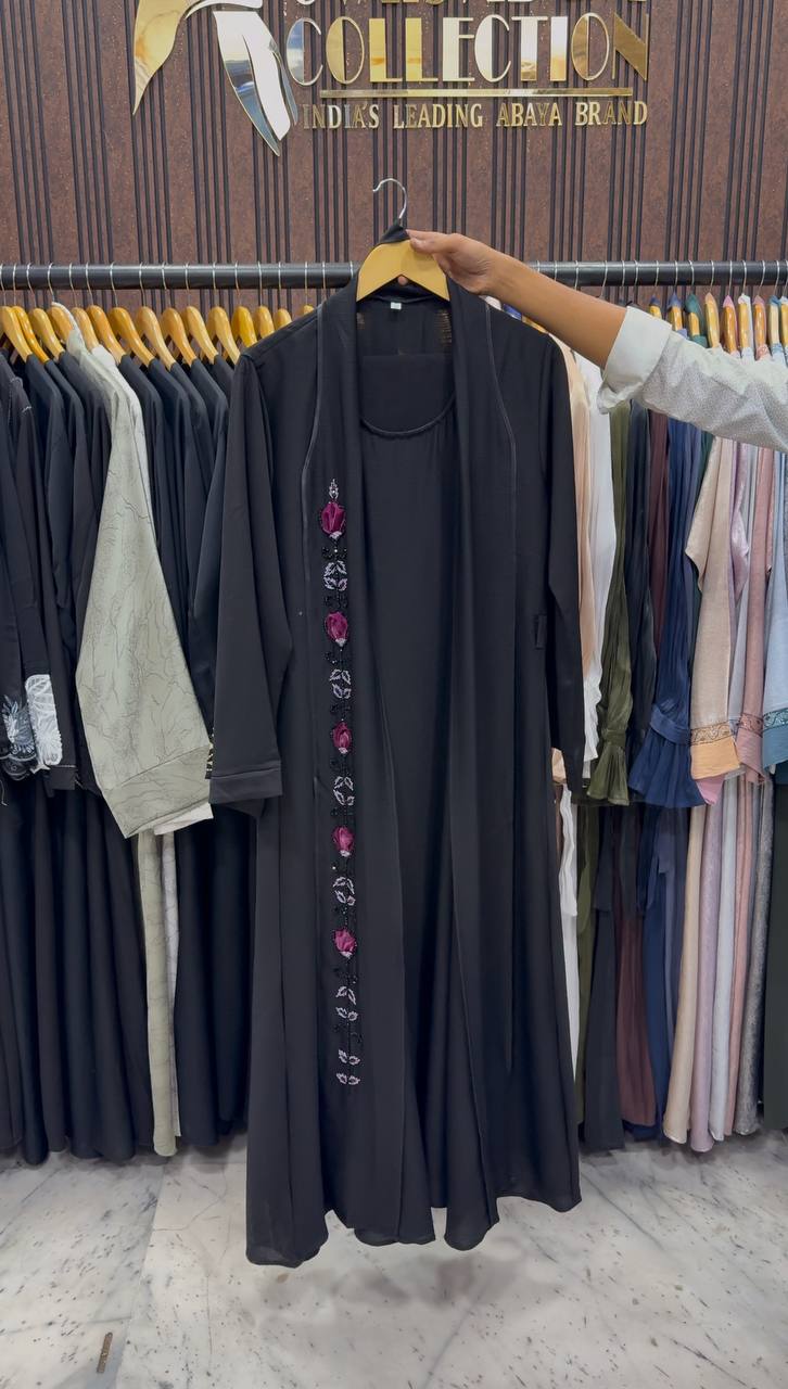 AL-ZOYA DOUBLE SHRUG COAT ABAYA | SHADE-12