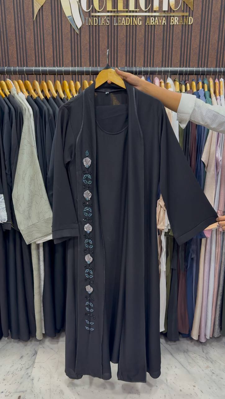 AL-ZOYA DOUBLE SHRUG COAT ABAYA | SHADE-09