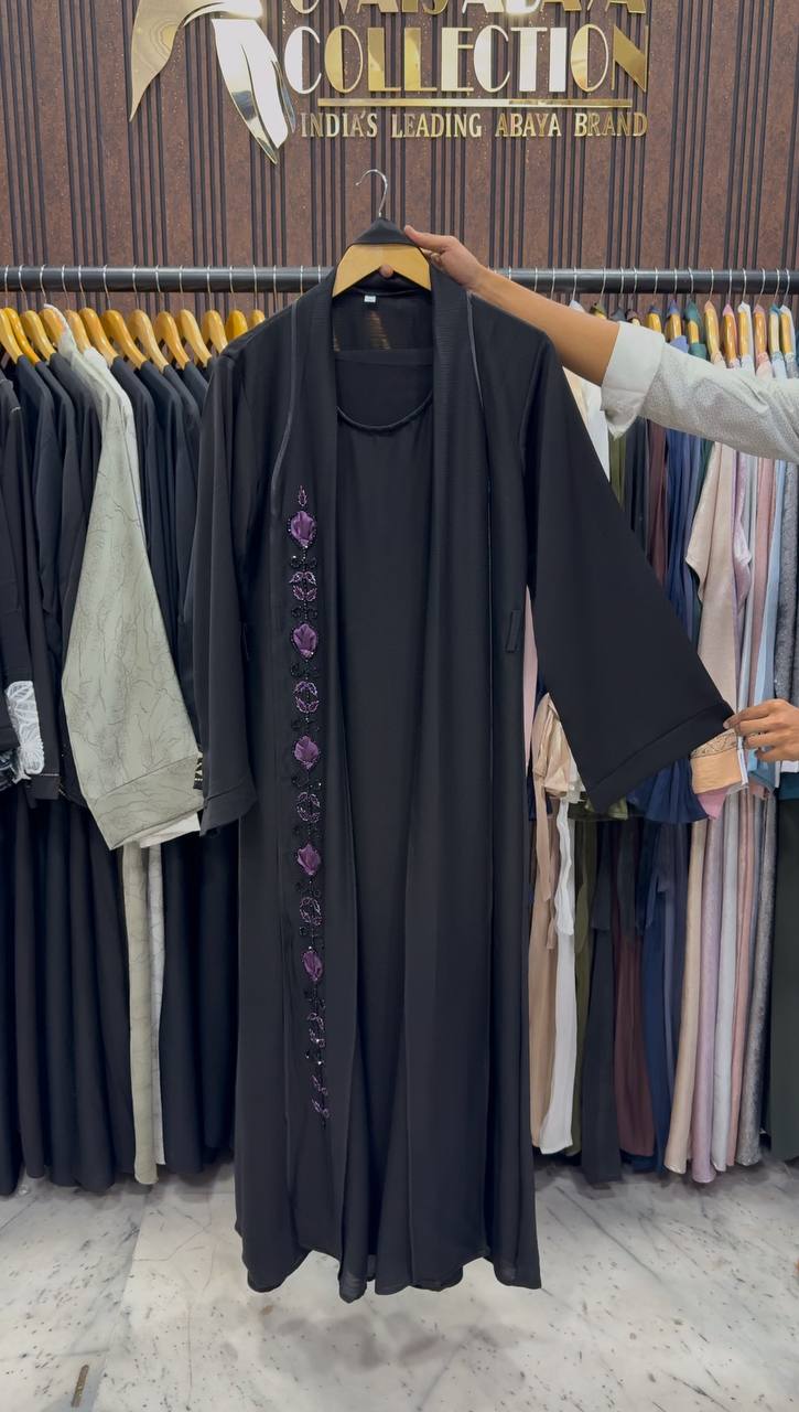 AL-ZOYA DOUBLE SHRUG COAT ABAYA | SHADE-10