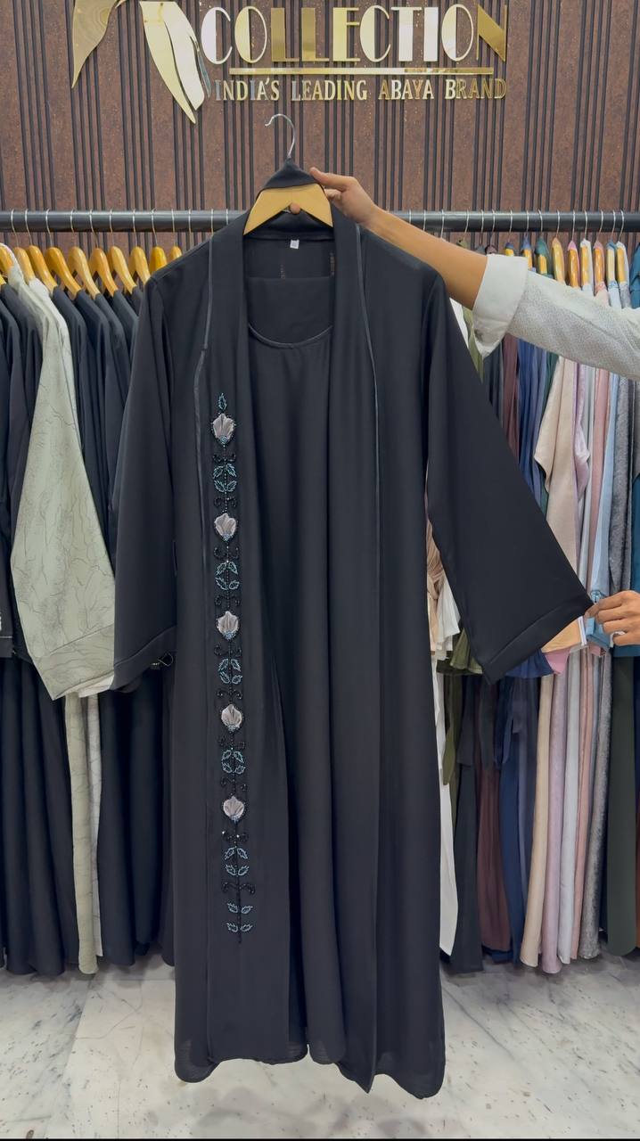 AL-ZOYA DOUBLE SHRUG COAT ABAYA | SHADE-11