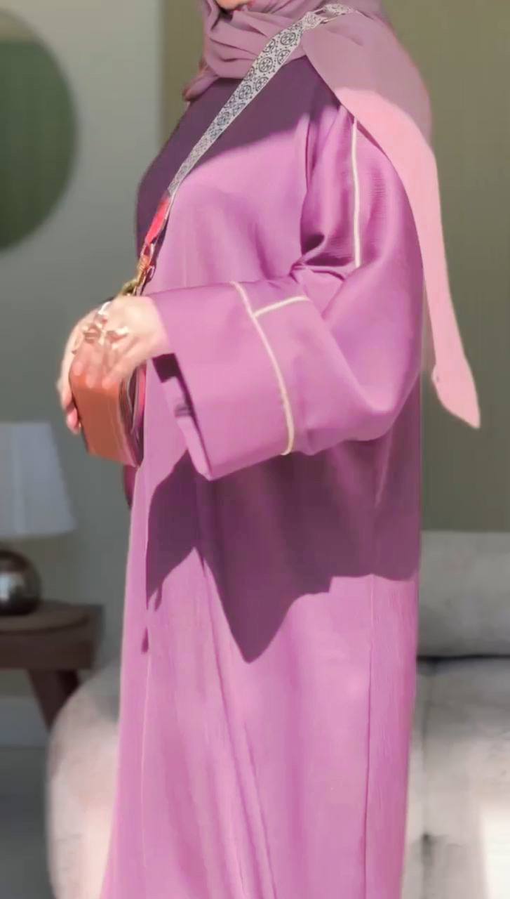 HOORAIN KOREAN ABAYA | PINK