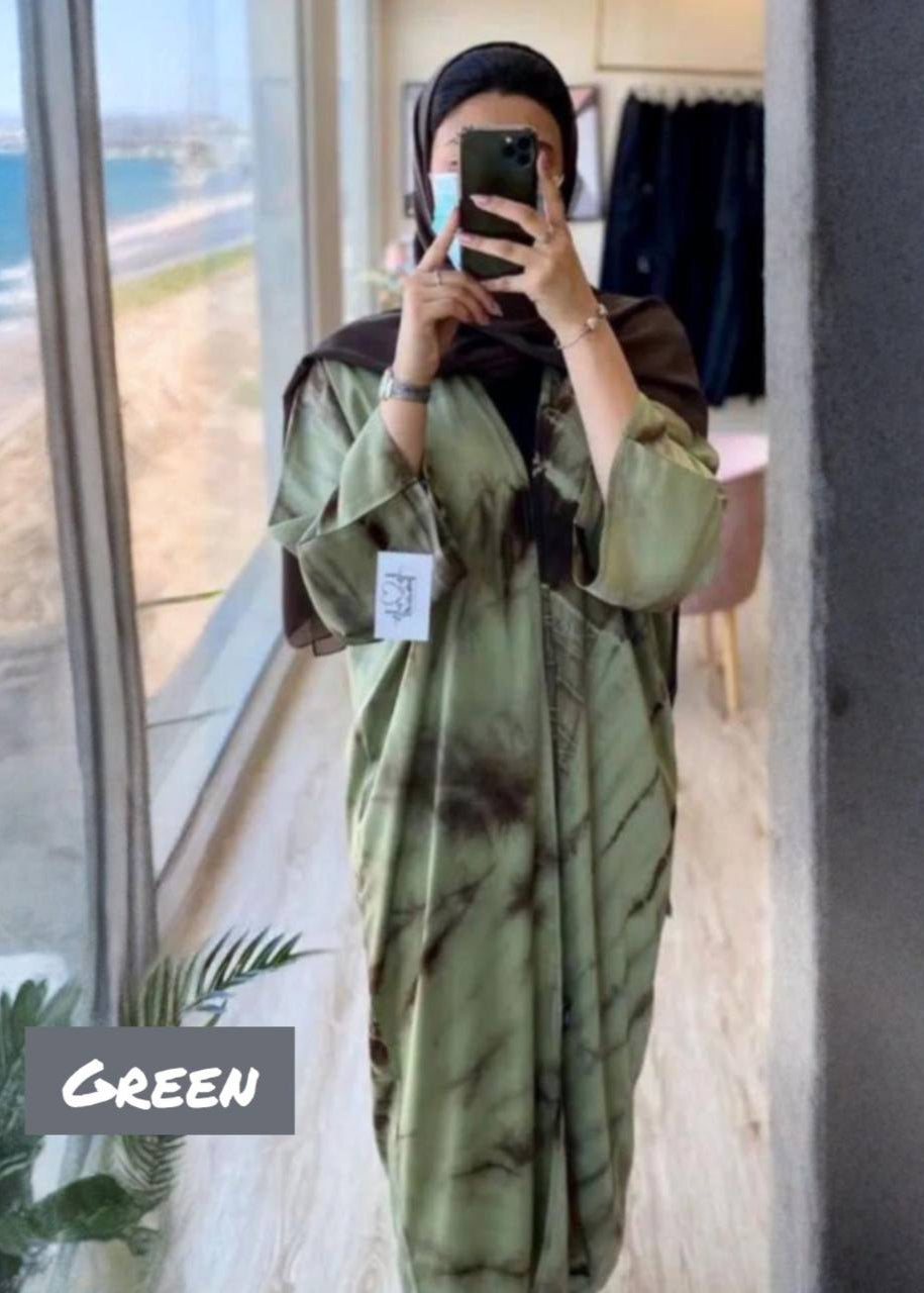 TAI DYE ABAYA | GREEN