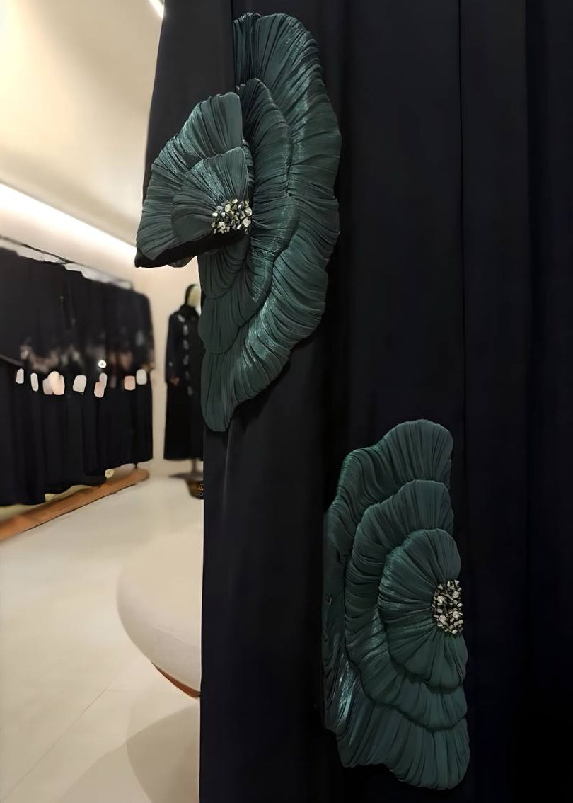 RUKAIYYA LUXE ABAYA | GREEN