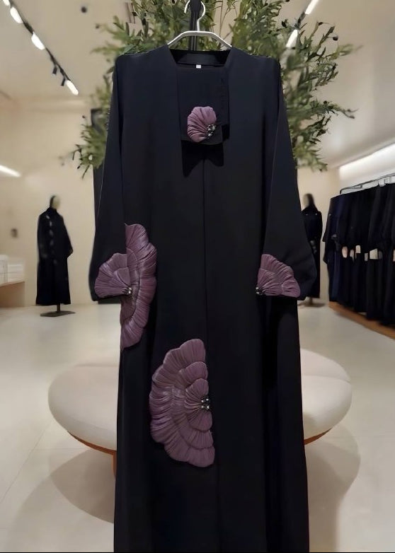 RUKAIYYA LUXE ABAYA | PINK