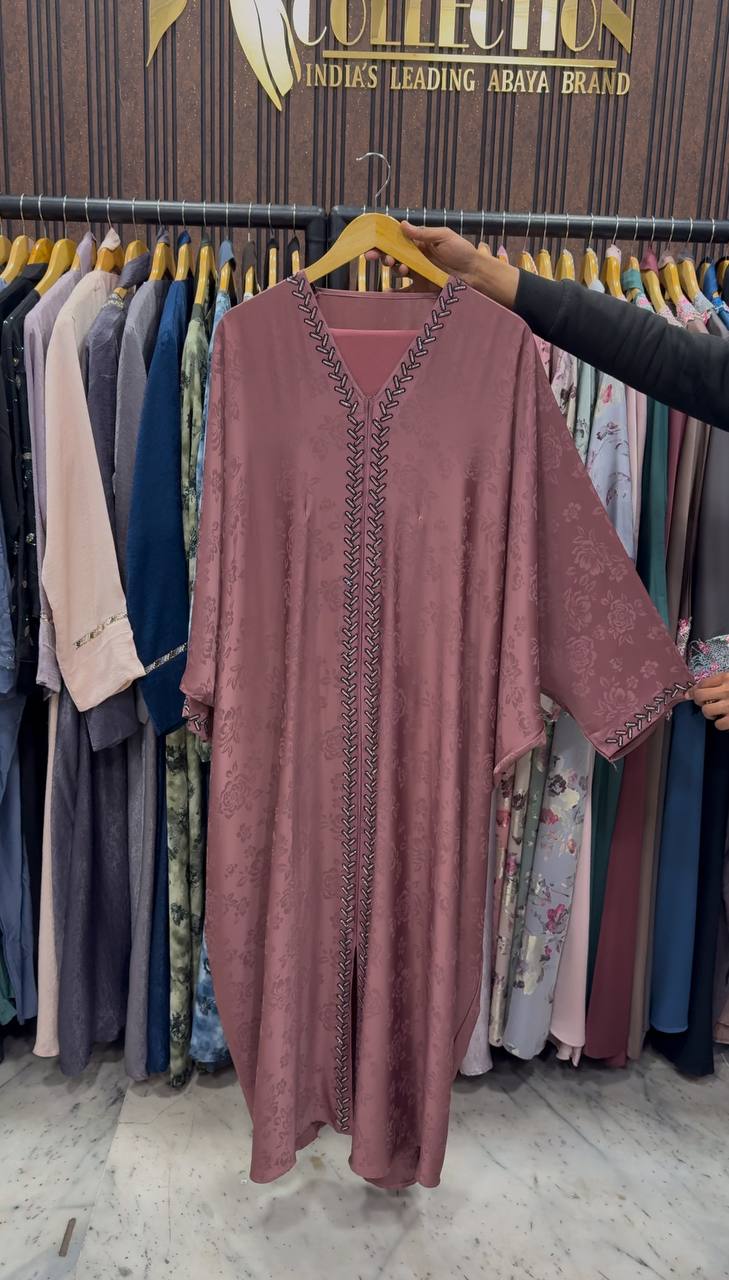 AL-YASHA KAFTAN ABAYA | DUSTY PINK