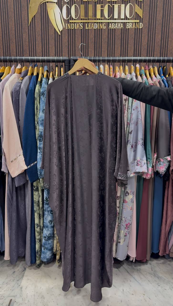 AL-YASHA KAFTAN ABAYA | DARK PURPLE