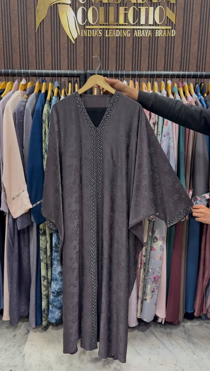 AL-YASHA KAFTAN ABAYA | DARK PURPLE
